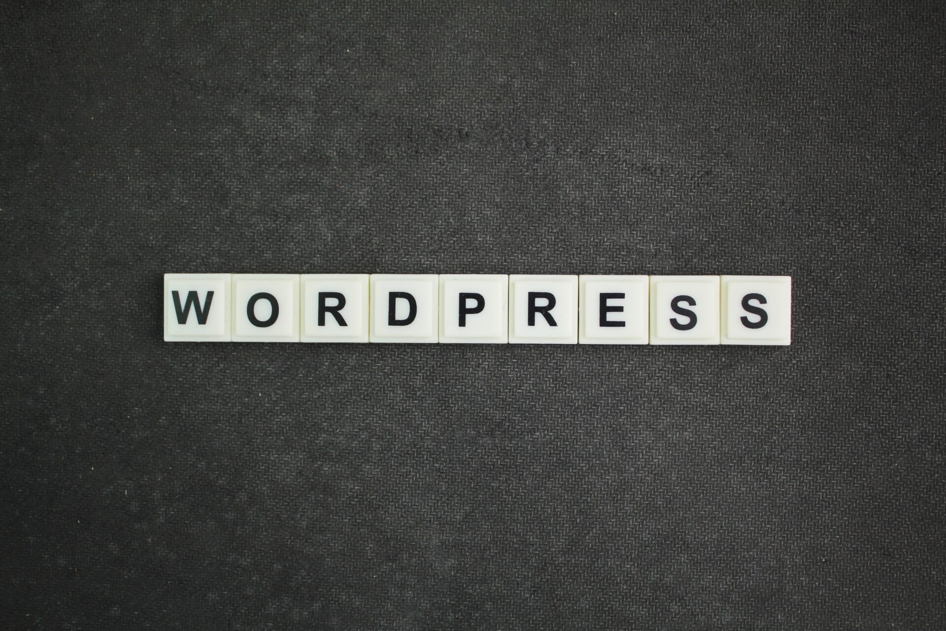 Buchstaben in Wortform: Wordpress